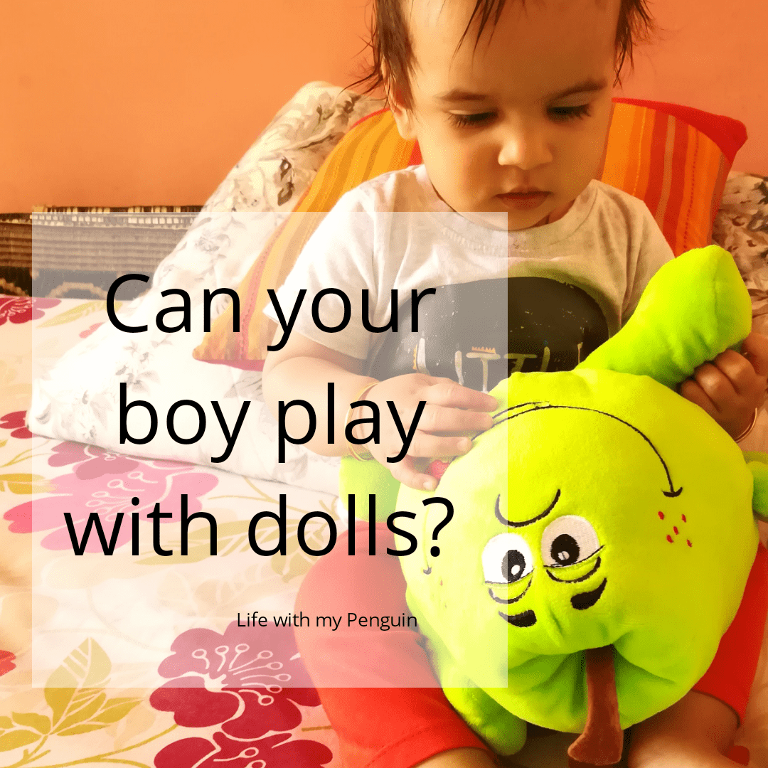 should a boy play with doll?