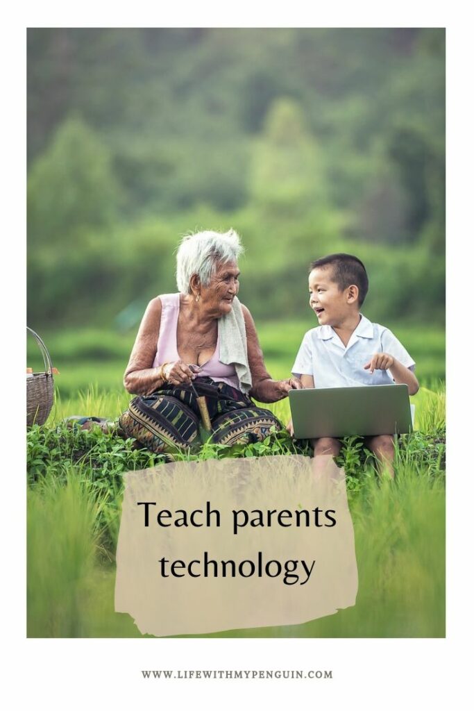 Teaching technology to parents