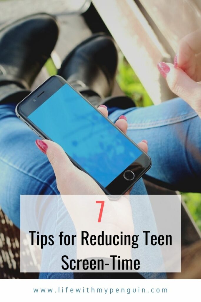Tips for reducing teen screen time