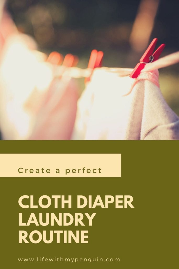 cloth diaper laundry routine