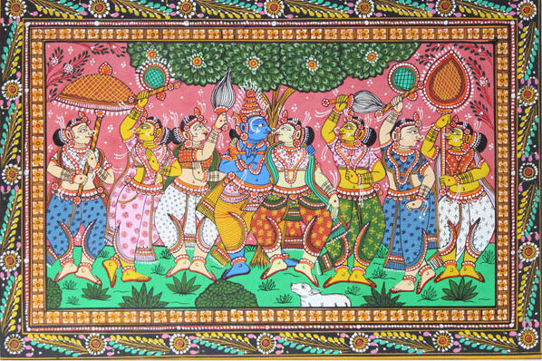 Who is Radha? Find her in Pattachitra with Krishna